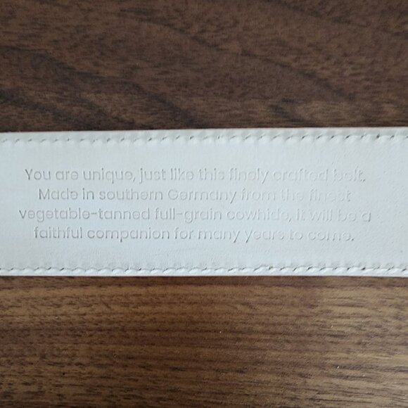 Suede leather belt - Picture 3 of 9